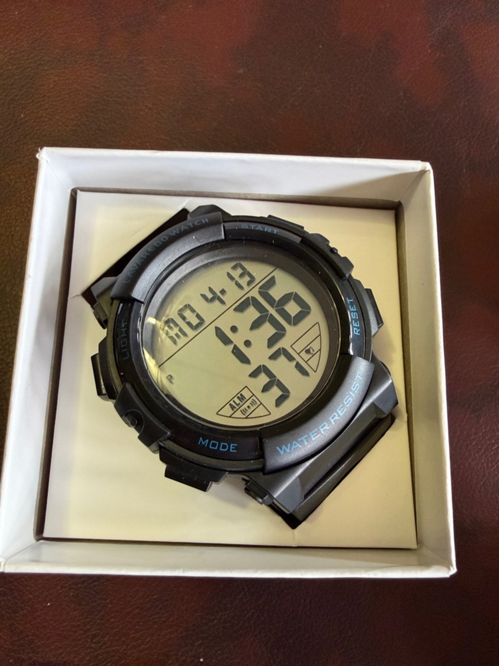 Digital Sports Wristwatch - Black